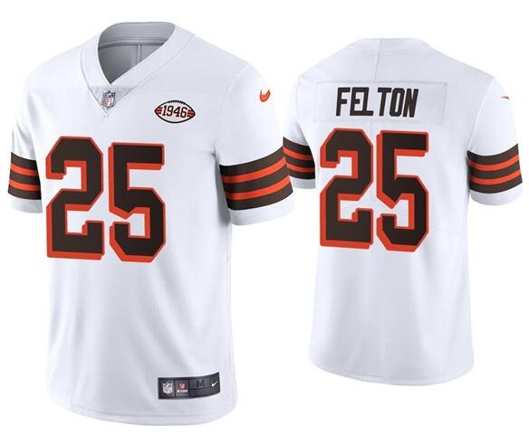 Nike Browns 25 Demetric Felton White 1946 Collection Patch Vapor Untouchable Limited Jersey Dzhi,We sell and wholesale Nike Browns 25 Demetric Felton White 1946 Collection Patch Vapor Untouchable Limited Jersey Dzhi on line form chian!